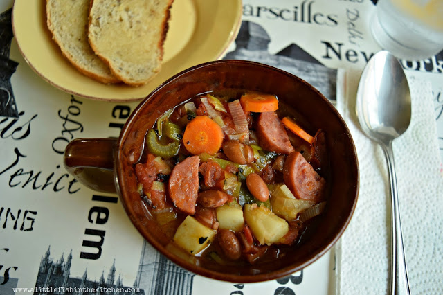 Smoked Sausage and Pinto Bean Stew