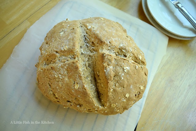 Irish Brown Soda Bread with Molasses