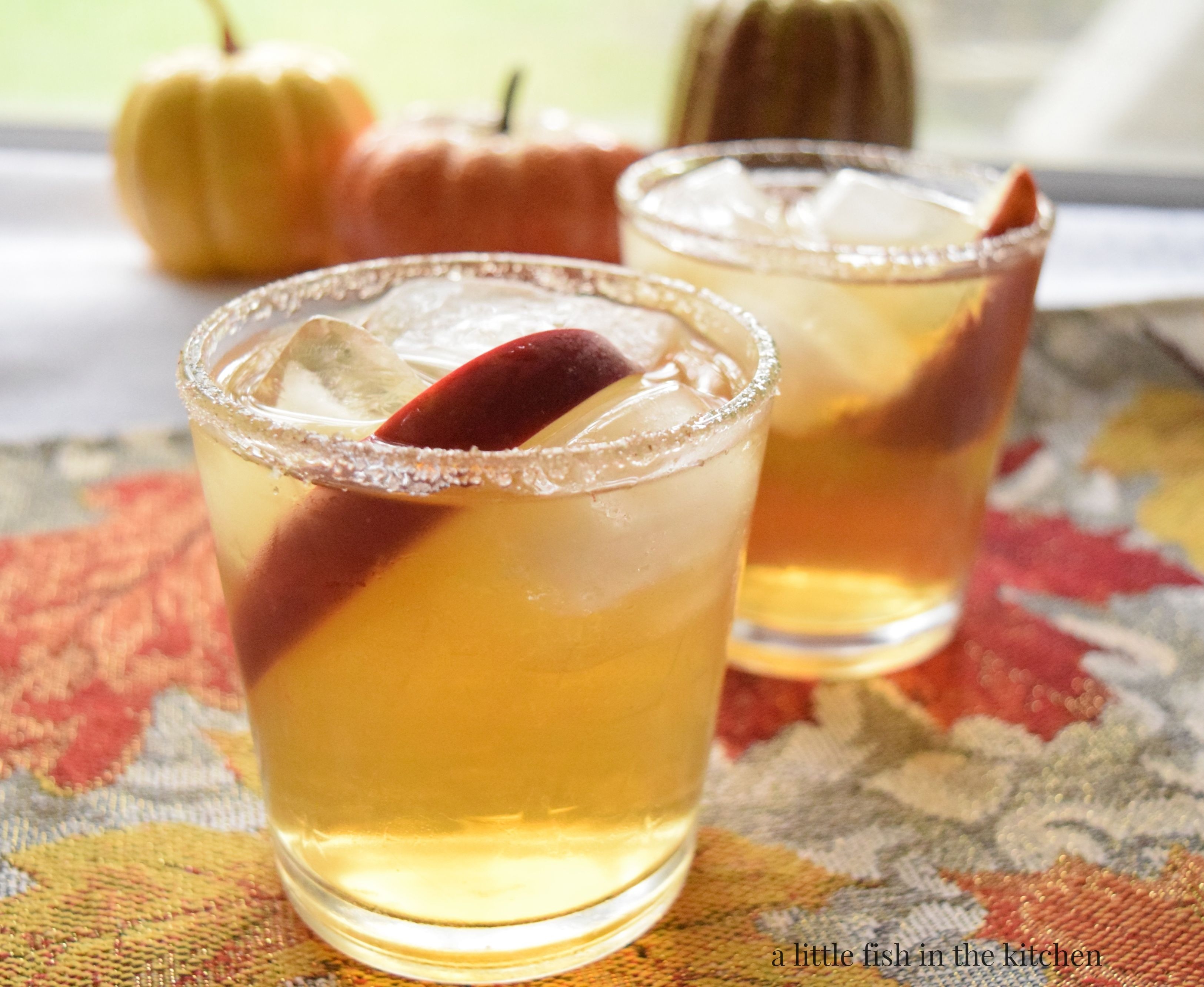 Pumpkin Apple Cider Mocktails - Healthy Little Vittles