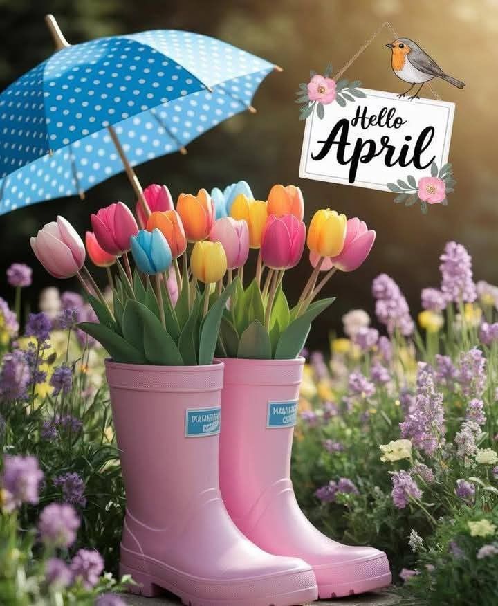 Goodbye March, hello April! 🌞🐝🐞💐🌷
