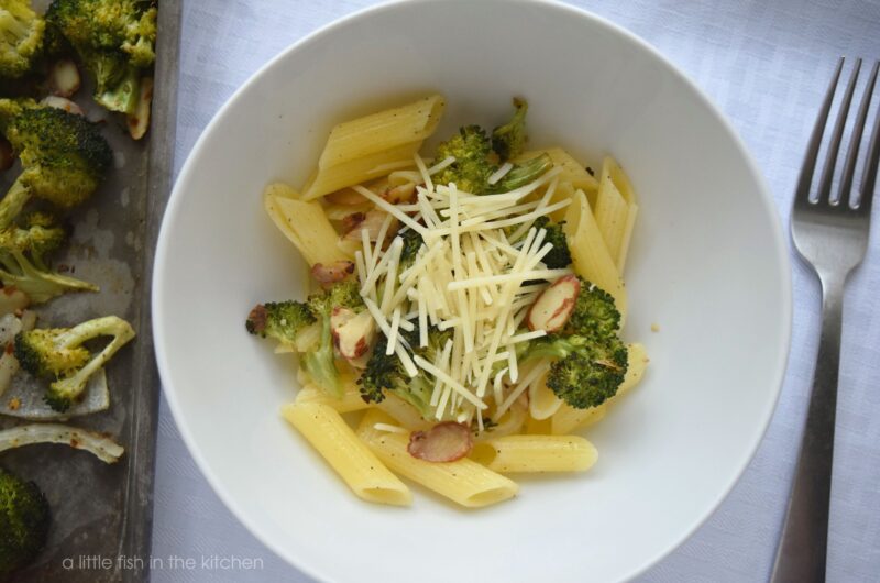 Roasted Broccoli With Buttered Penne