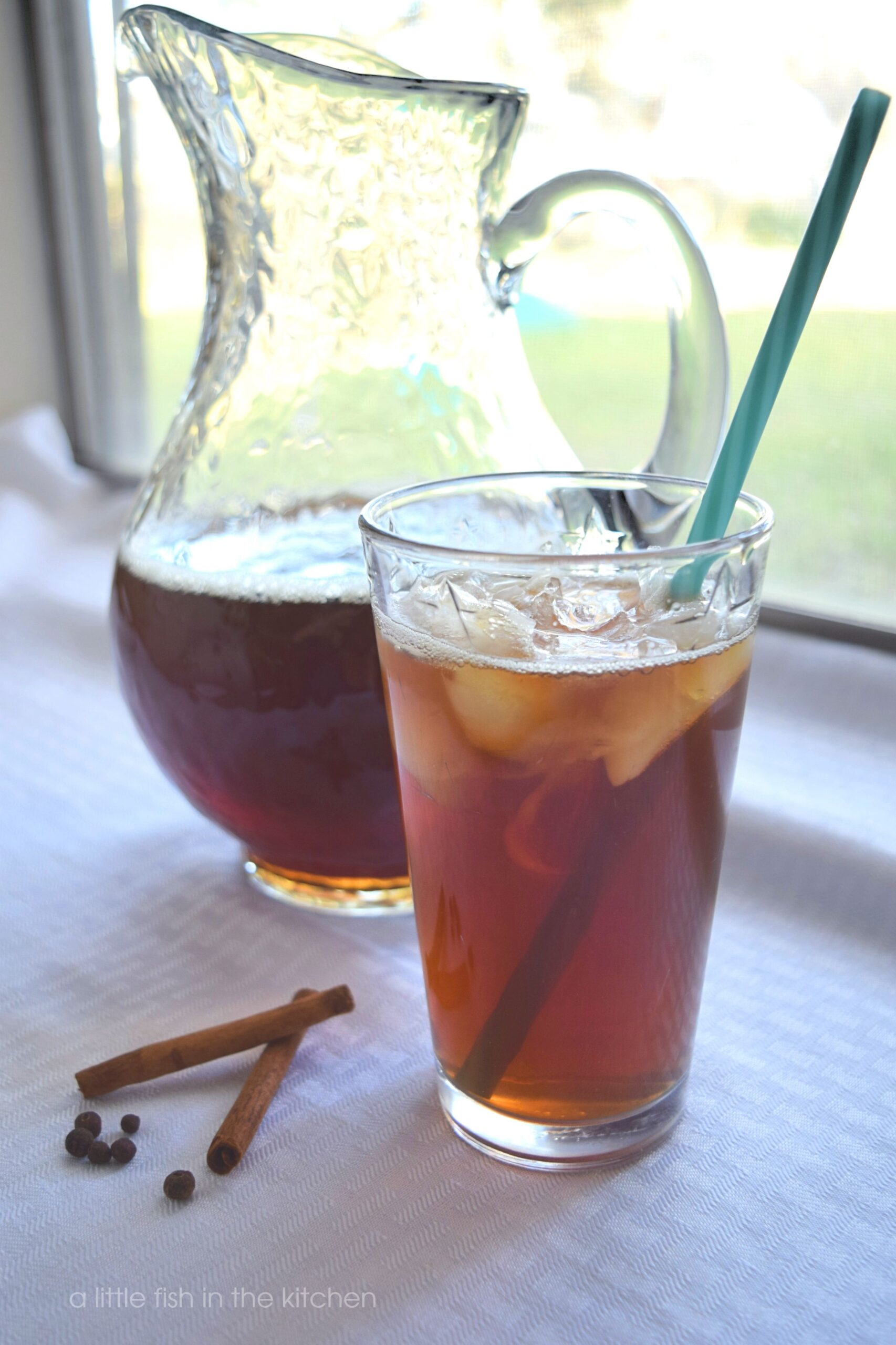 VanillaSpiced Iced Tea A Little Fish in the Kitchen