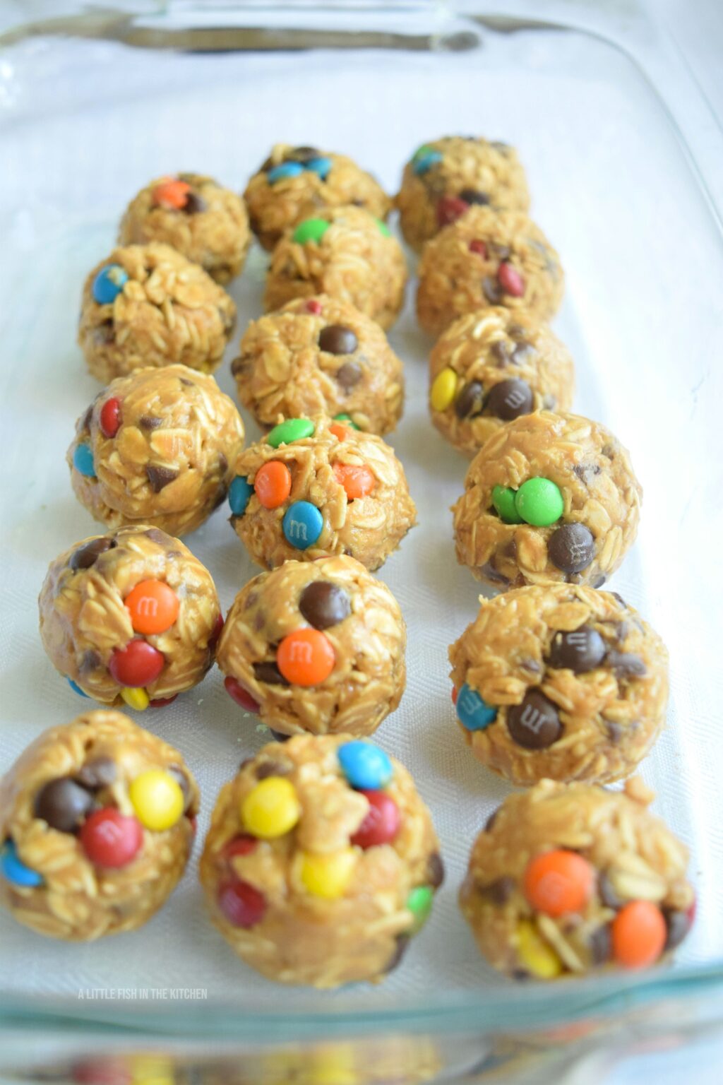 No-Bake Monster Cookie Energy Bites (Recipe + Video) – A Little Fish in ...