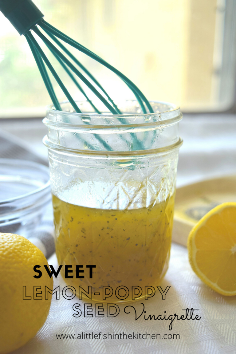 Sweet Lemon-Poppy Seed Vinaigrette (Recipe + Video) – A Little Fish in ...