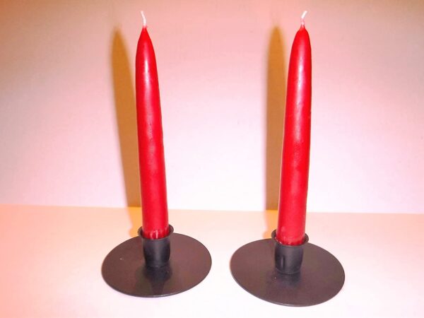 Wrought Iron Taper Candle Holders
