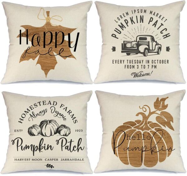 Throw pillow covers on sale farmhouse