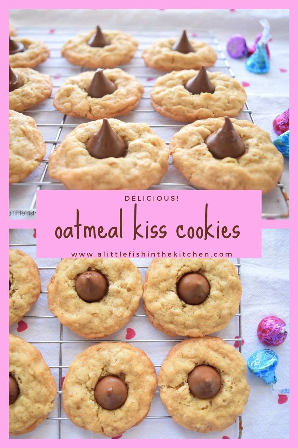 Oatmeal Kiss Cookies – A Little Fish in the Kitchen