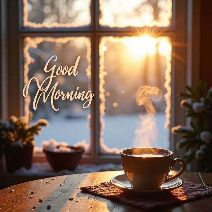 Good morning, Happy Monday! ☕✨☃️