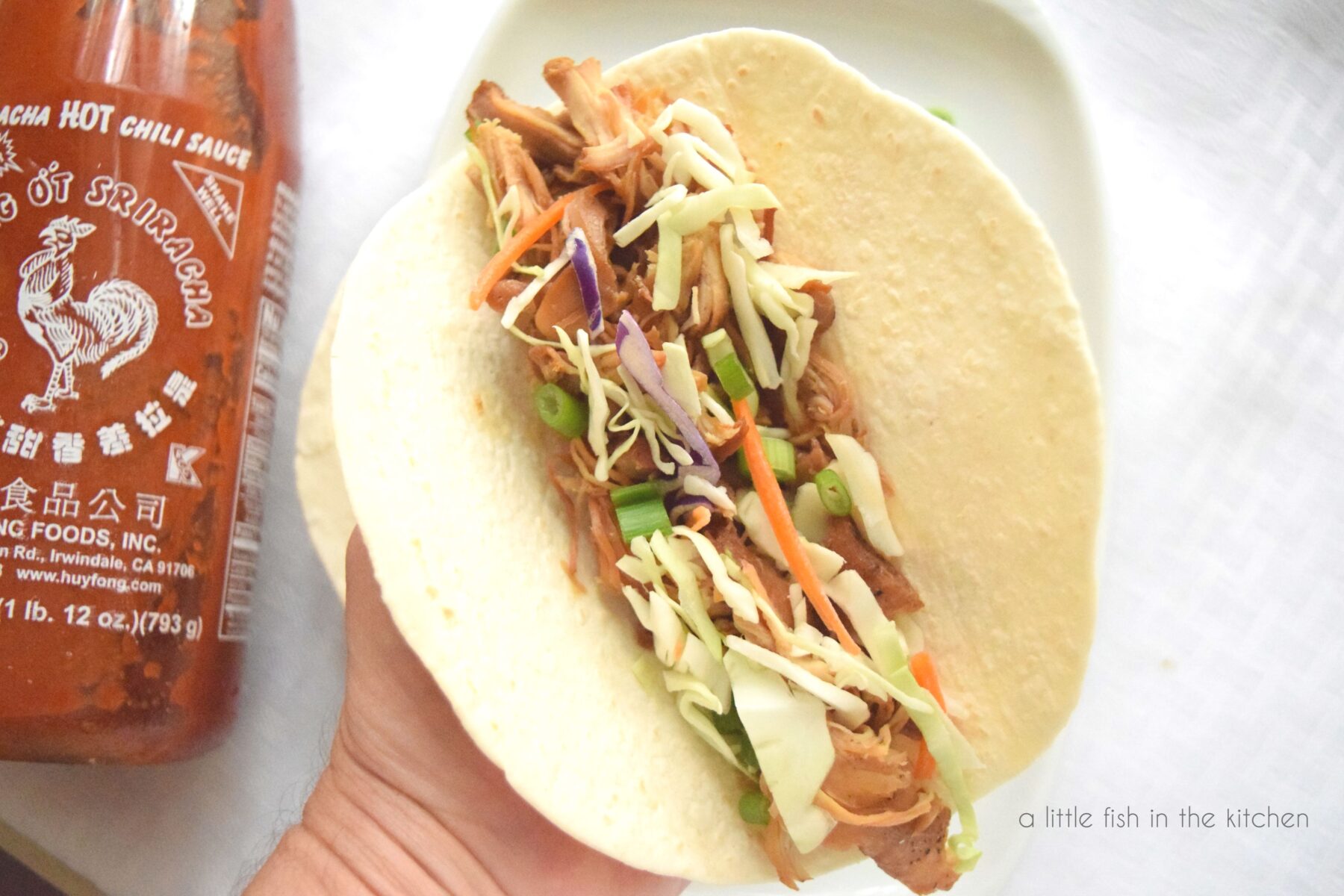 Slow Cooker Mu Shu Chicken Wraps – A Little Fish in the Kitchen