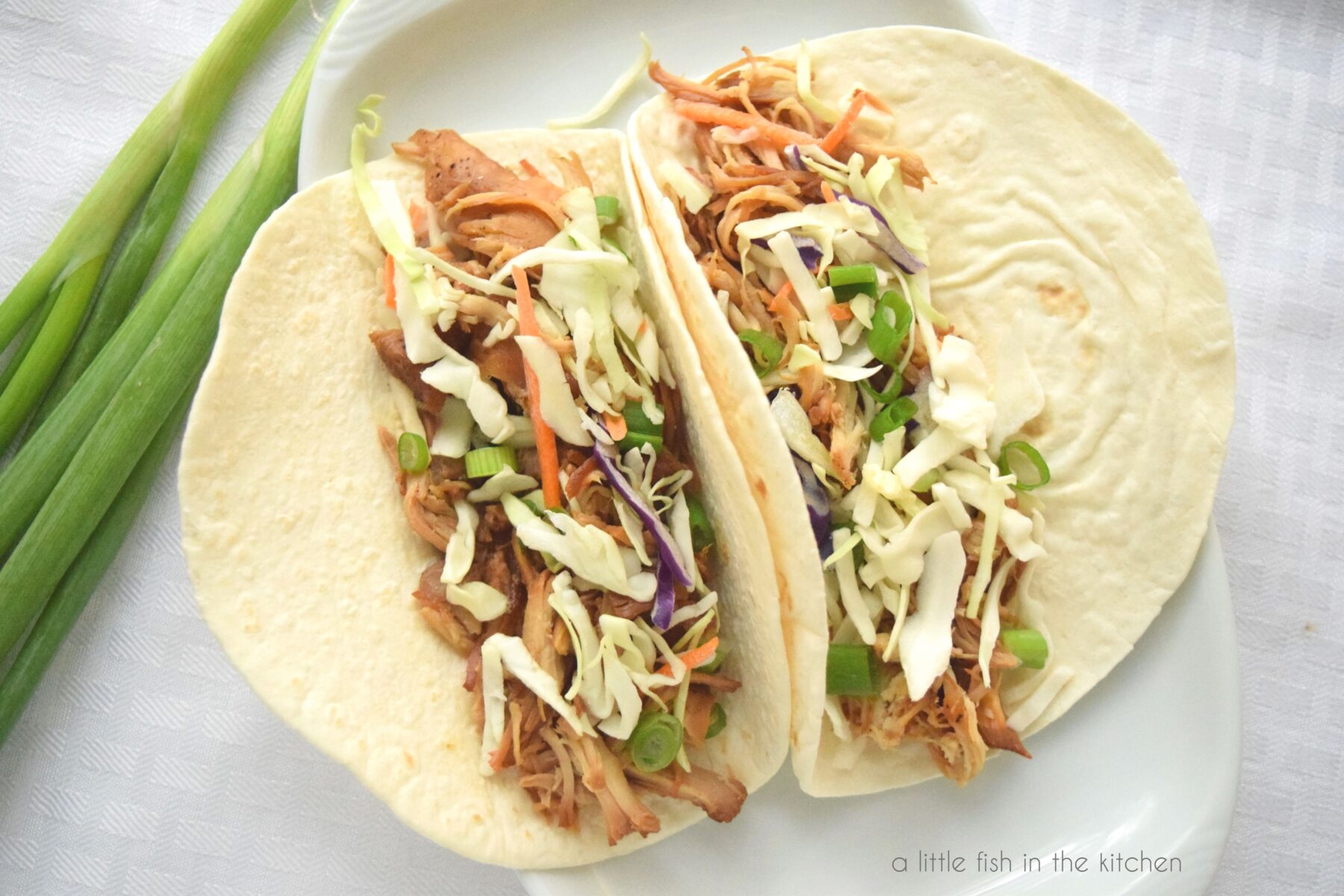 Slow Cooker Mu Shu Chicken Wraps – A Little Fish in the Kitchen