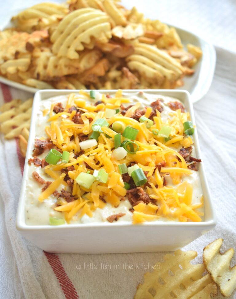 Loaded Baked Potato Dip (Recipe + Video) – A Little Fish in the Kitchen