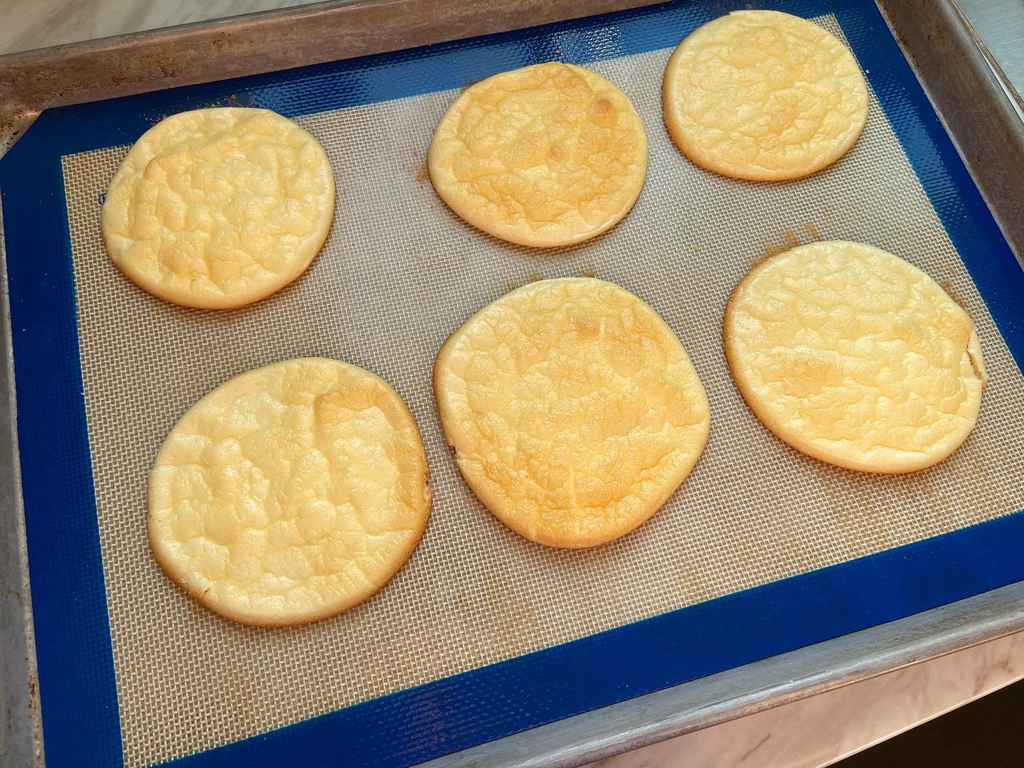 First time making zero carb cloud bread! ☁️🍞#cloudbread #lowcarb #lowcarbgoodies