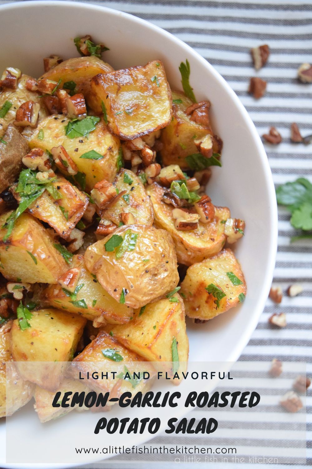 Lemon-Garlic Roasted Potato Salad – A Little Fish in the Kitchen