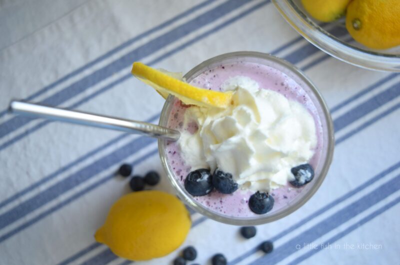 Lemon-Blueberry Cheesecake Shake