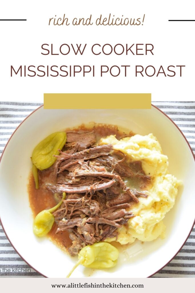 Slow Cooker Mississippi Pot Roast (Recipe + Video) – A Little Fish in ...