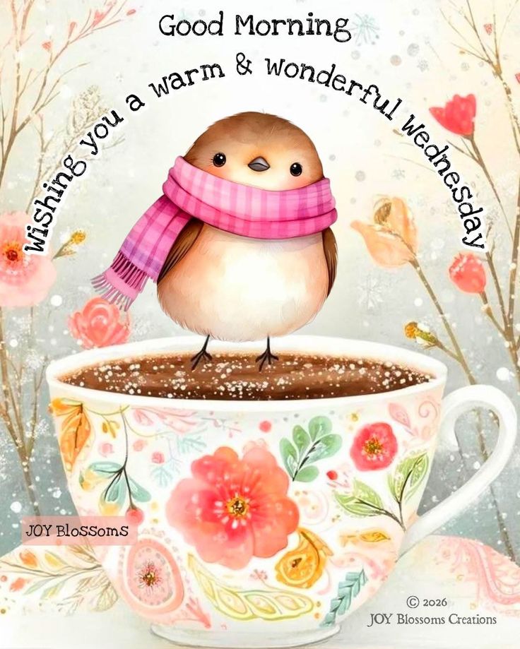 Happy Wednesday! ❄️☕✨