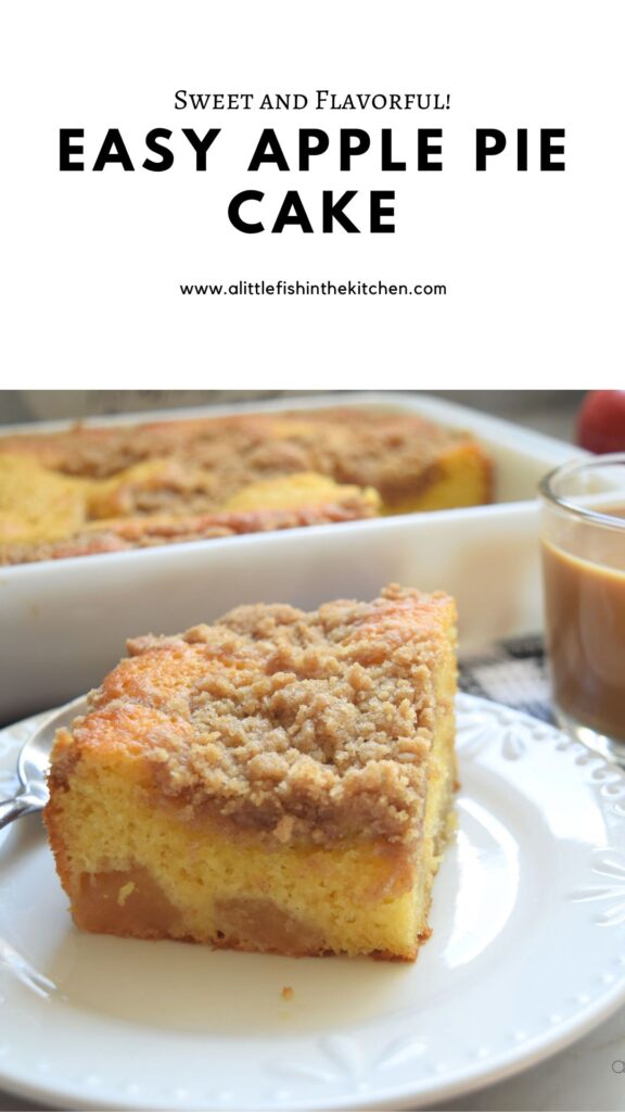 The Best Apple Crumb Cake - Crunchy Creamy Sweet