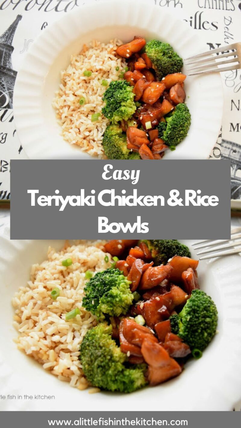 Easy Teriyaki Chicken & Rice Bowls – A Little Fish in the Kitchen