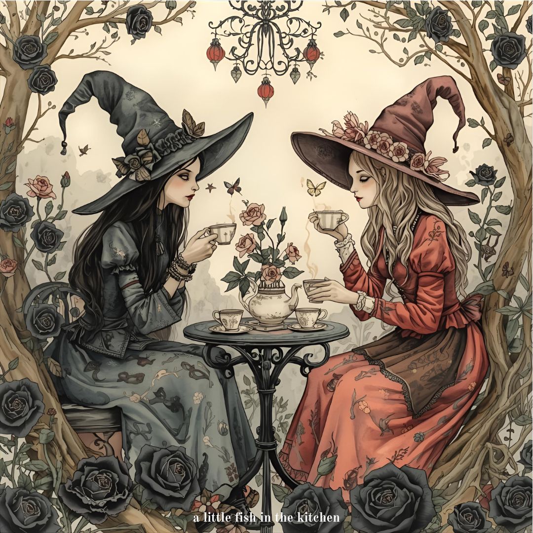 Good morning! 🧙🏻‍♀️🧹🐈‍⬛🖤 Happy Weekend! I hope your day is filled with magic! 🪄✨☕ #goodmorningeveryone #spookyseason