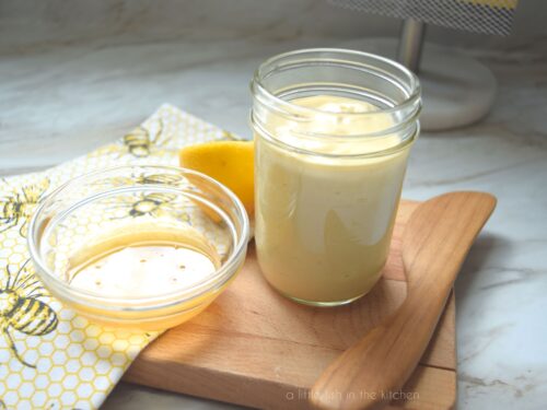 Simple Homemade Honey Mustard Dressing (Dairy-free) • Salt & Lavender