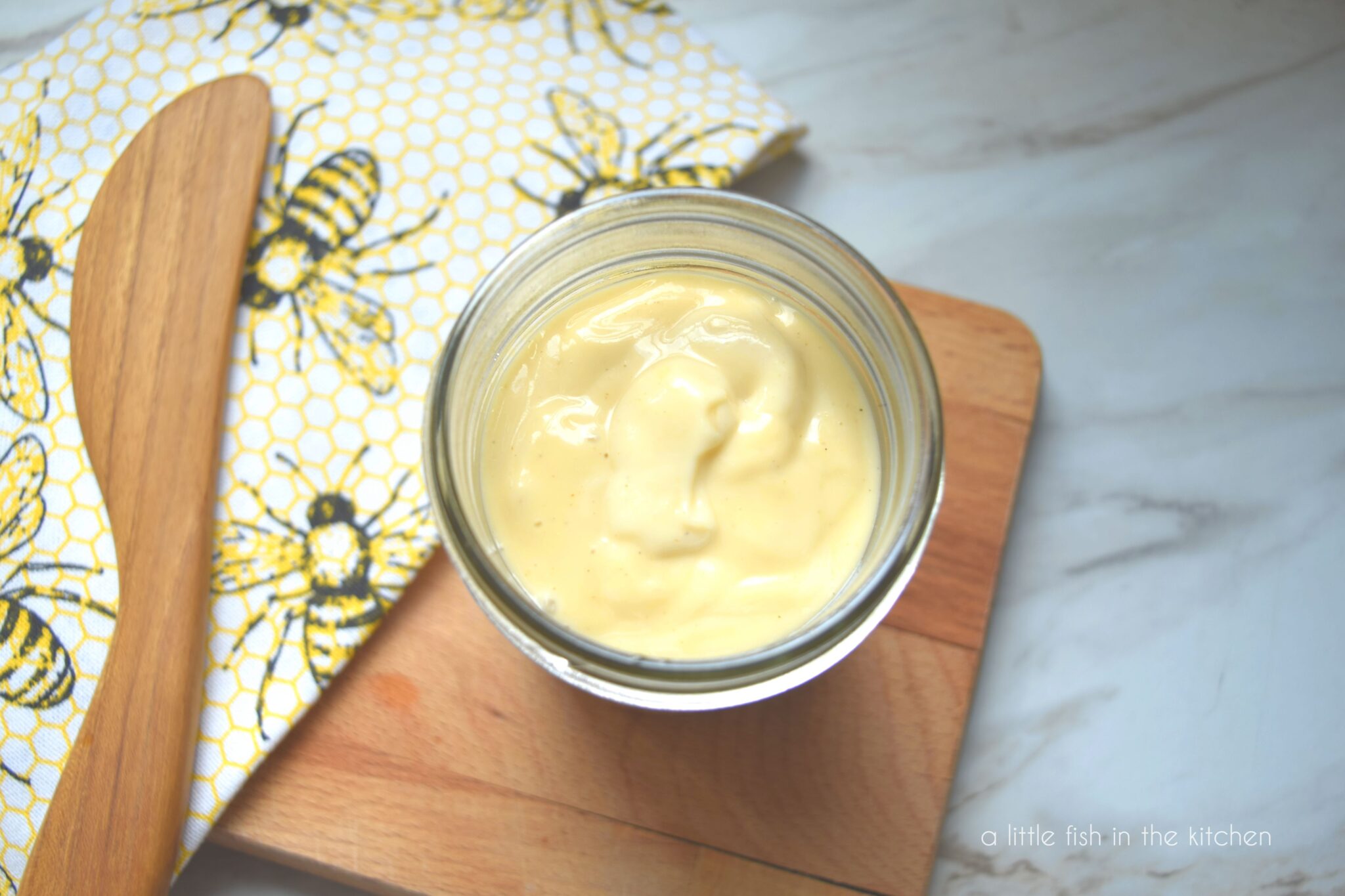 Creamy Honey Mustard Salad Dressing (Recipe + Video) A Little Fish in
