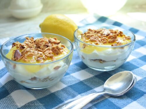 Layered Lemon and Yogurt Parfaits (Recipe + Video) – A Little Fish in ...