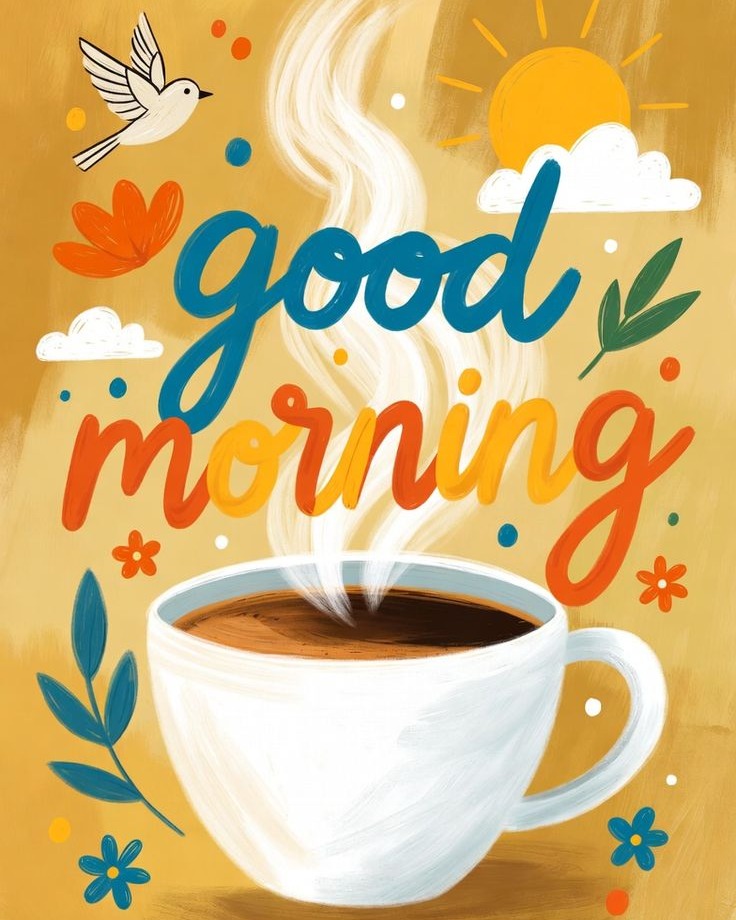 Good morning, y'all! Happy Monday! Have a wonderful week! ☕💖🌹 #happymonday #GoodMorningEveryone