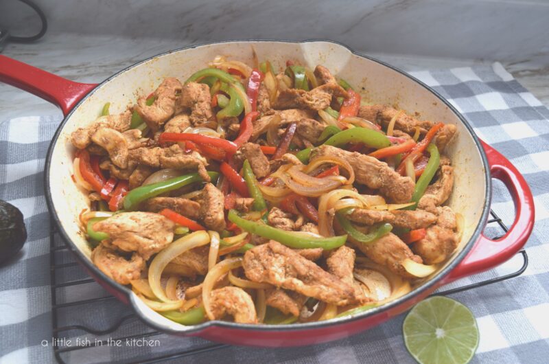 Cast Iron Skillet Chicken Fajitas 
