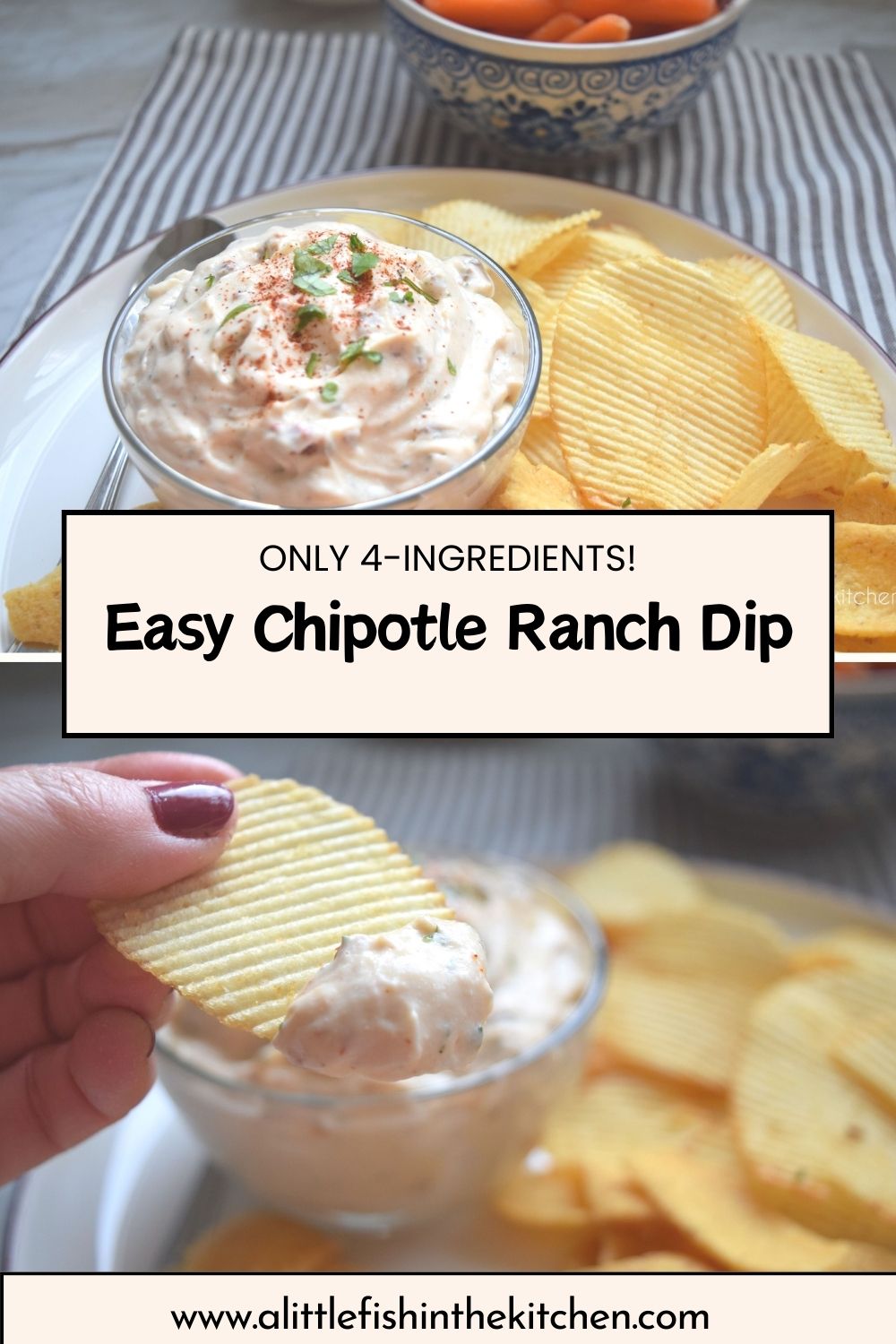 Easy Chipotle Ranch Dip A Little Fish in the Kitchen