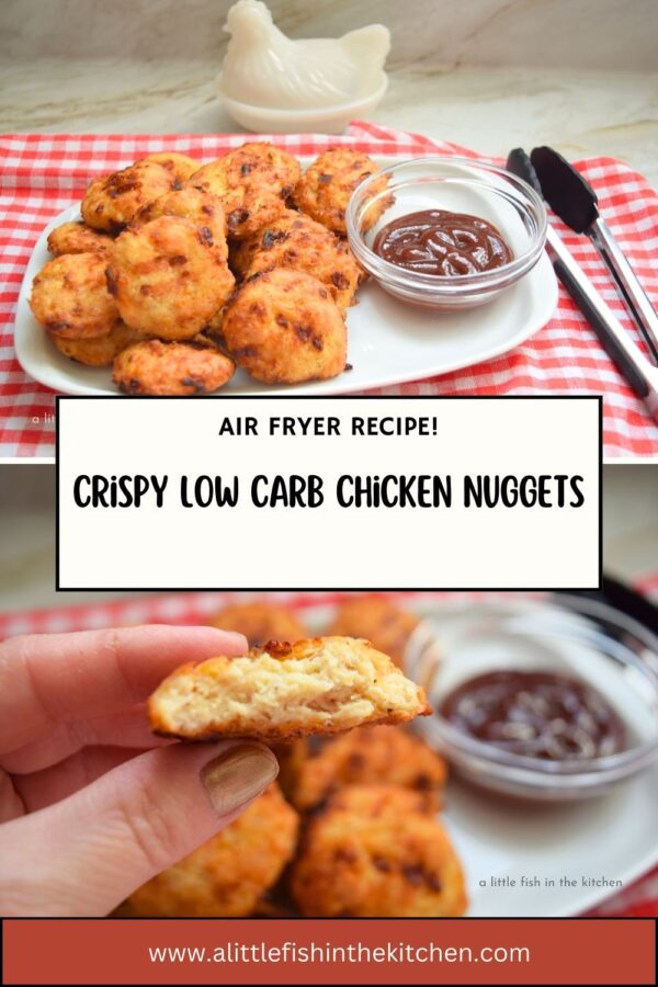 Crispy Low Carb Chicken Nuggets (Air Fryer Recipe + Video) – A Little