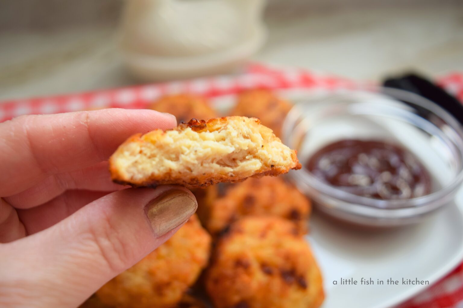 Crispy Low Carb Chicken Nuggets (Air Fryer Recipe + Video) – A Little