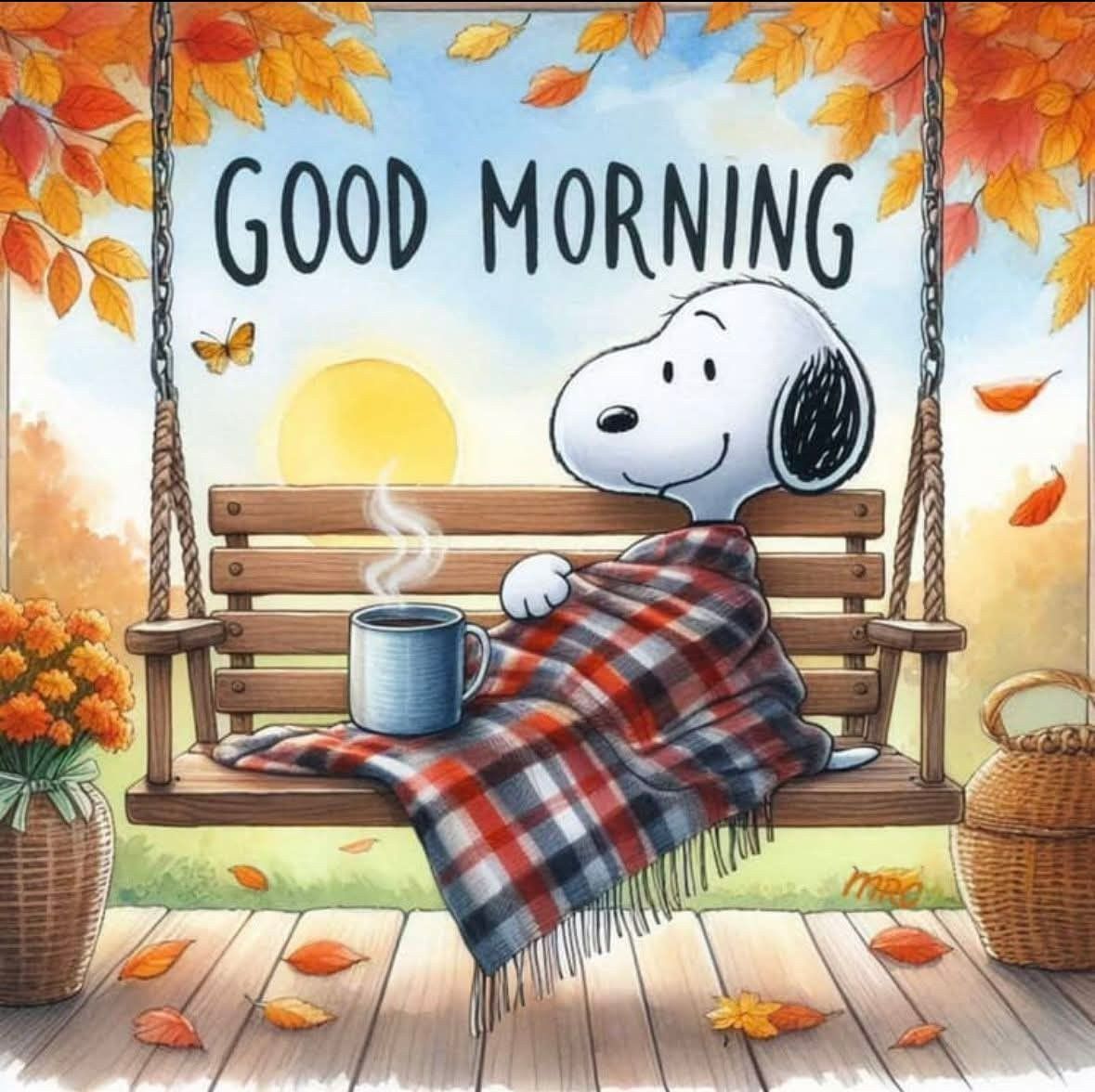 Good morning! ☕🍂☀️ #goodmorning #sweaterweather #happyfallyall
