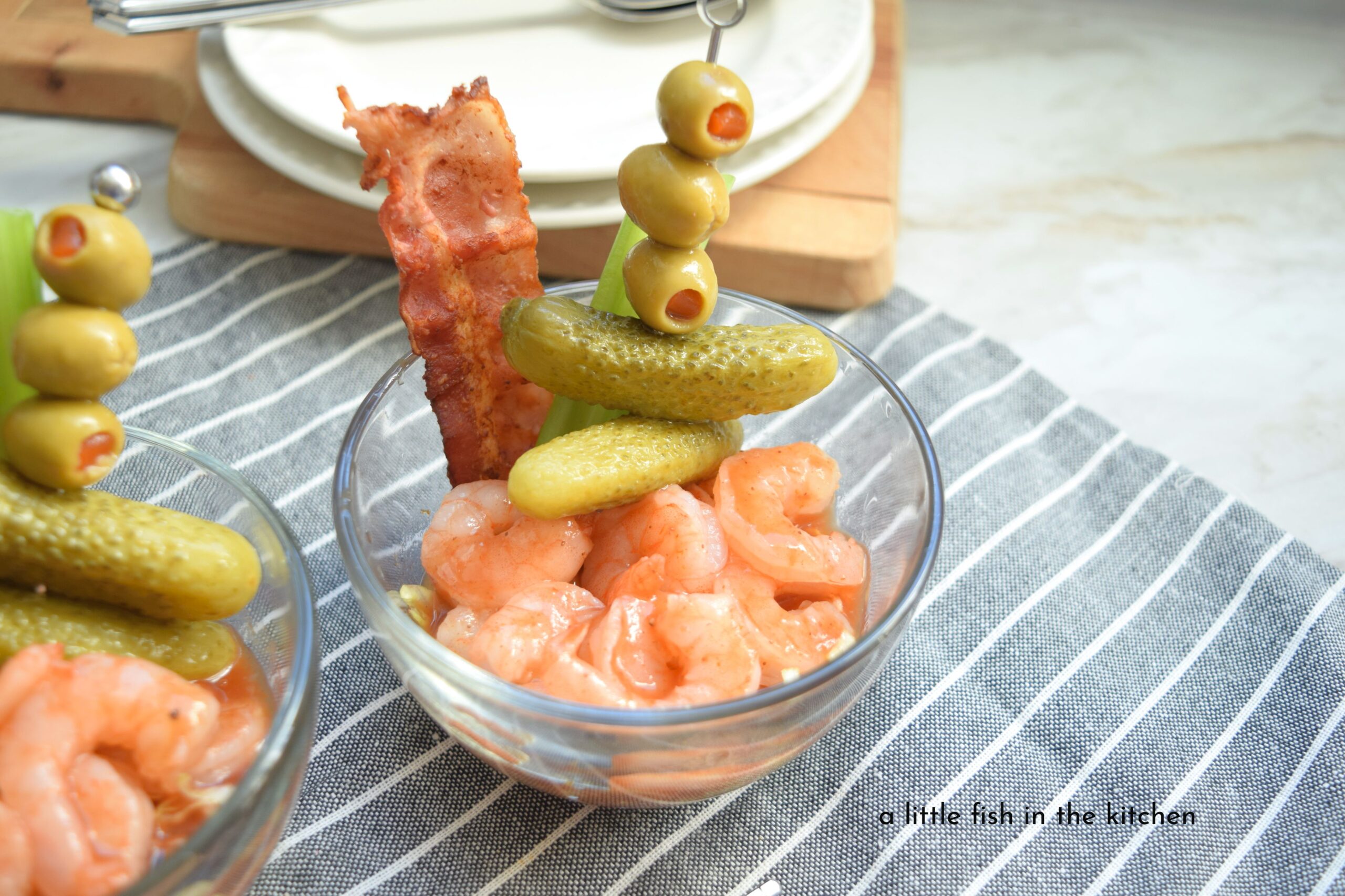 Easy Bloody Mary Shrimp Cocktail