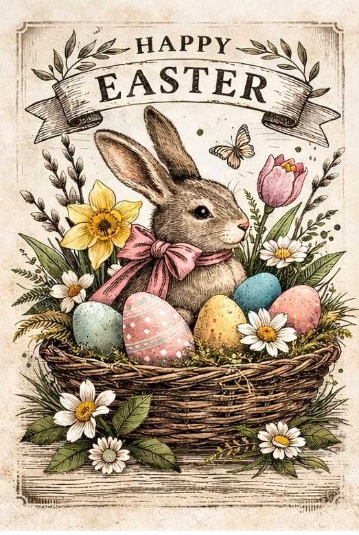 Happy Easter everyone!! 🐰💐✨🦋💛