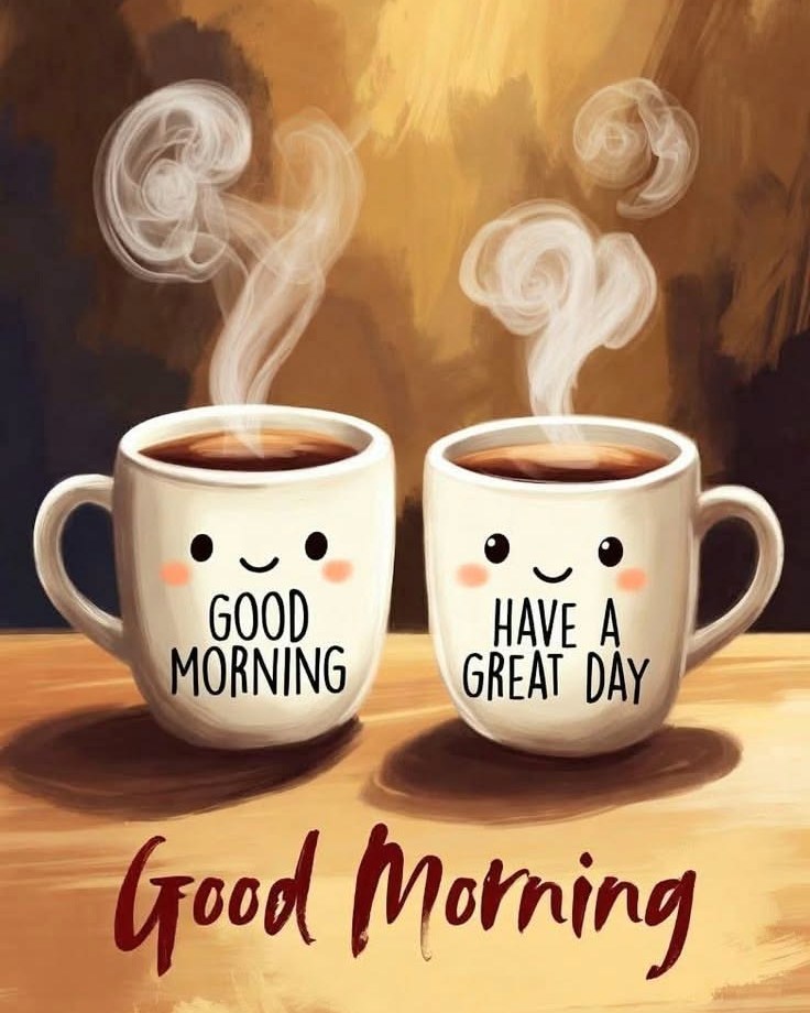 Good morning, y'all! Happy Monday! ☕☕💖✨ #GoodMorningEveryone #happymonday