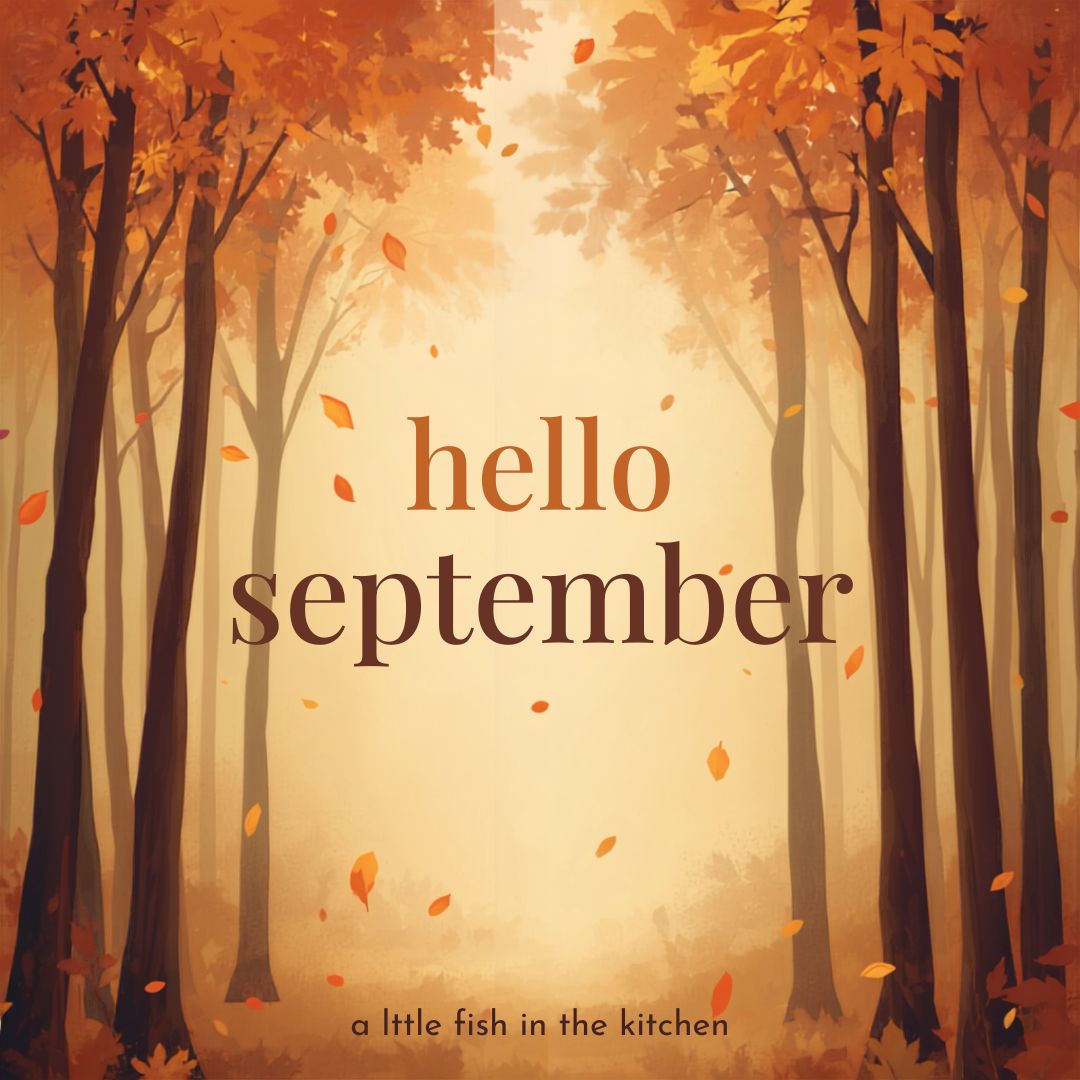 Today's been busy at home, but I don't want to miss it! 😊 Hello September! 🍂🍁🎃✨ #helloseptember